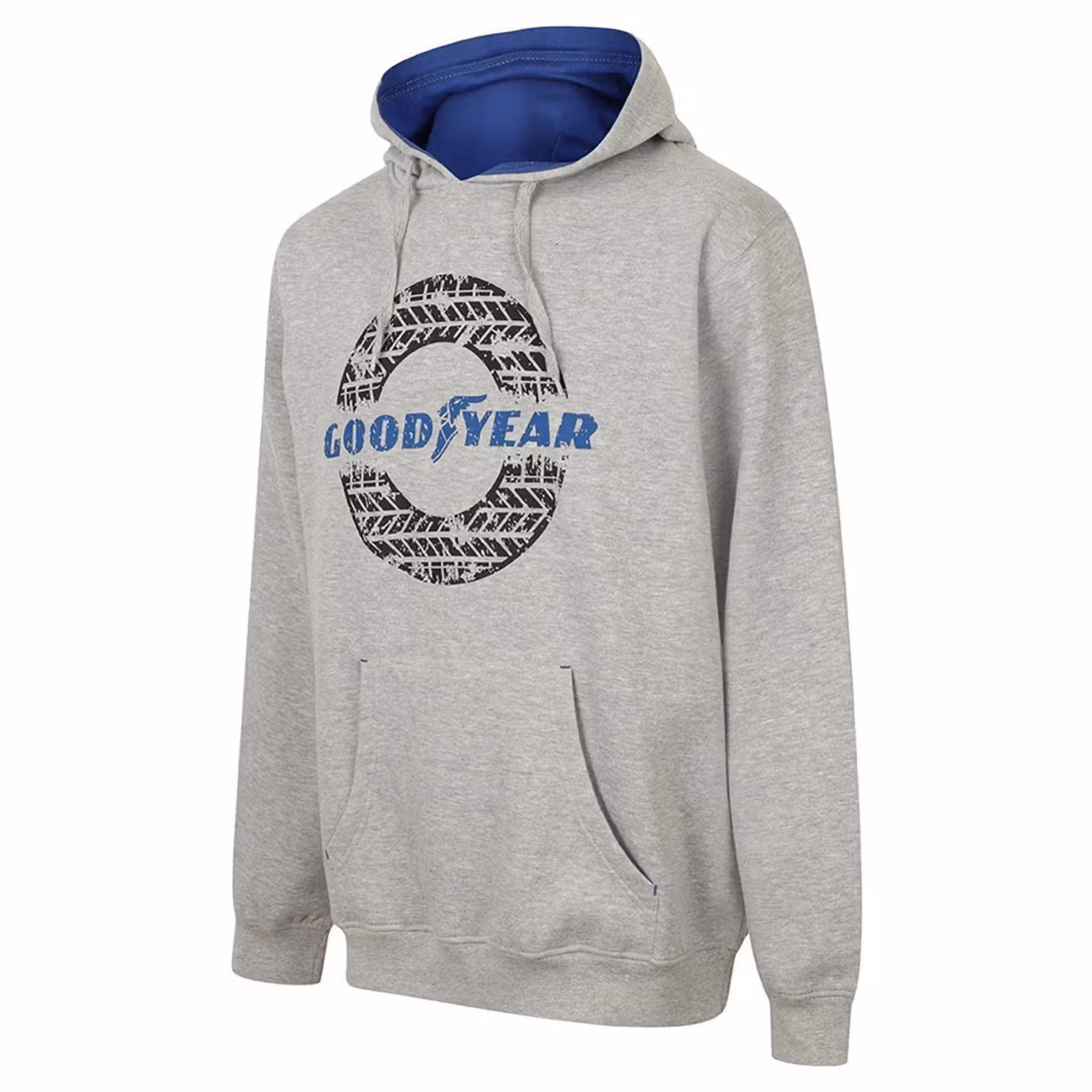 GOODYEAR GRAPHIC HOODED SWEATER GREY GYSWT024
