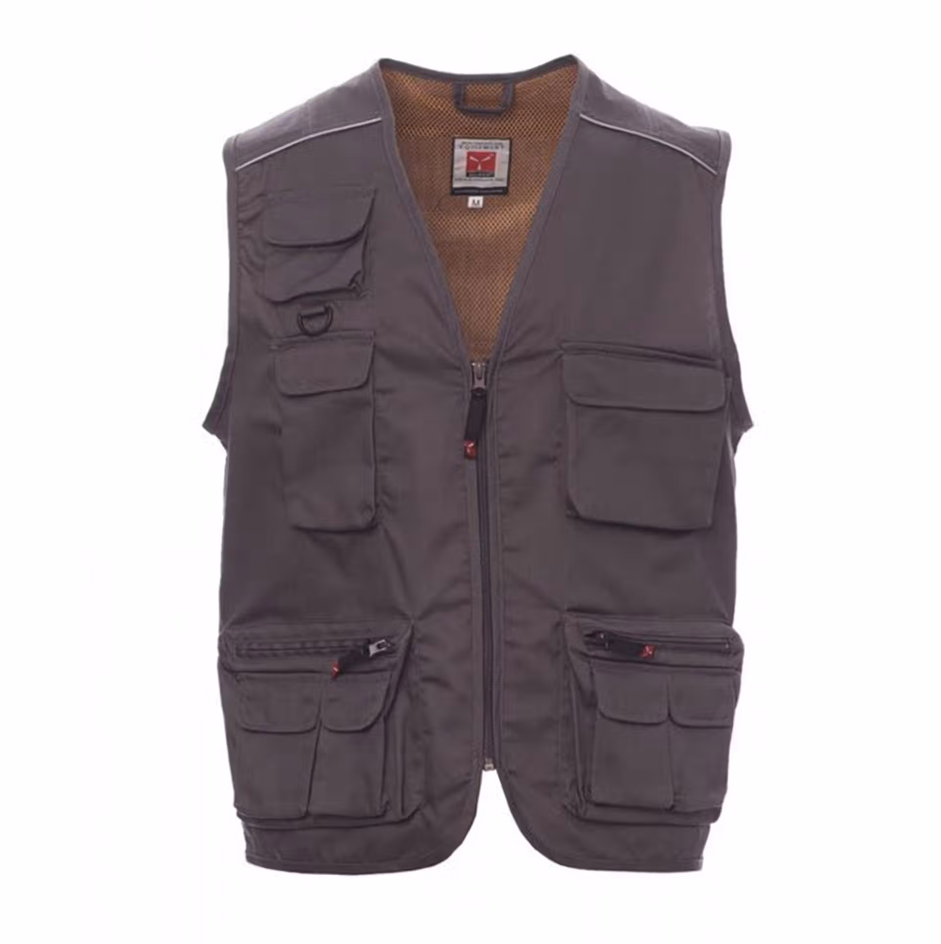 PAYPER COTTON TWILL/POLYESTER VEST - POCKET
