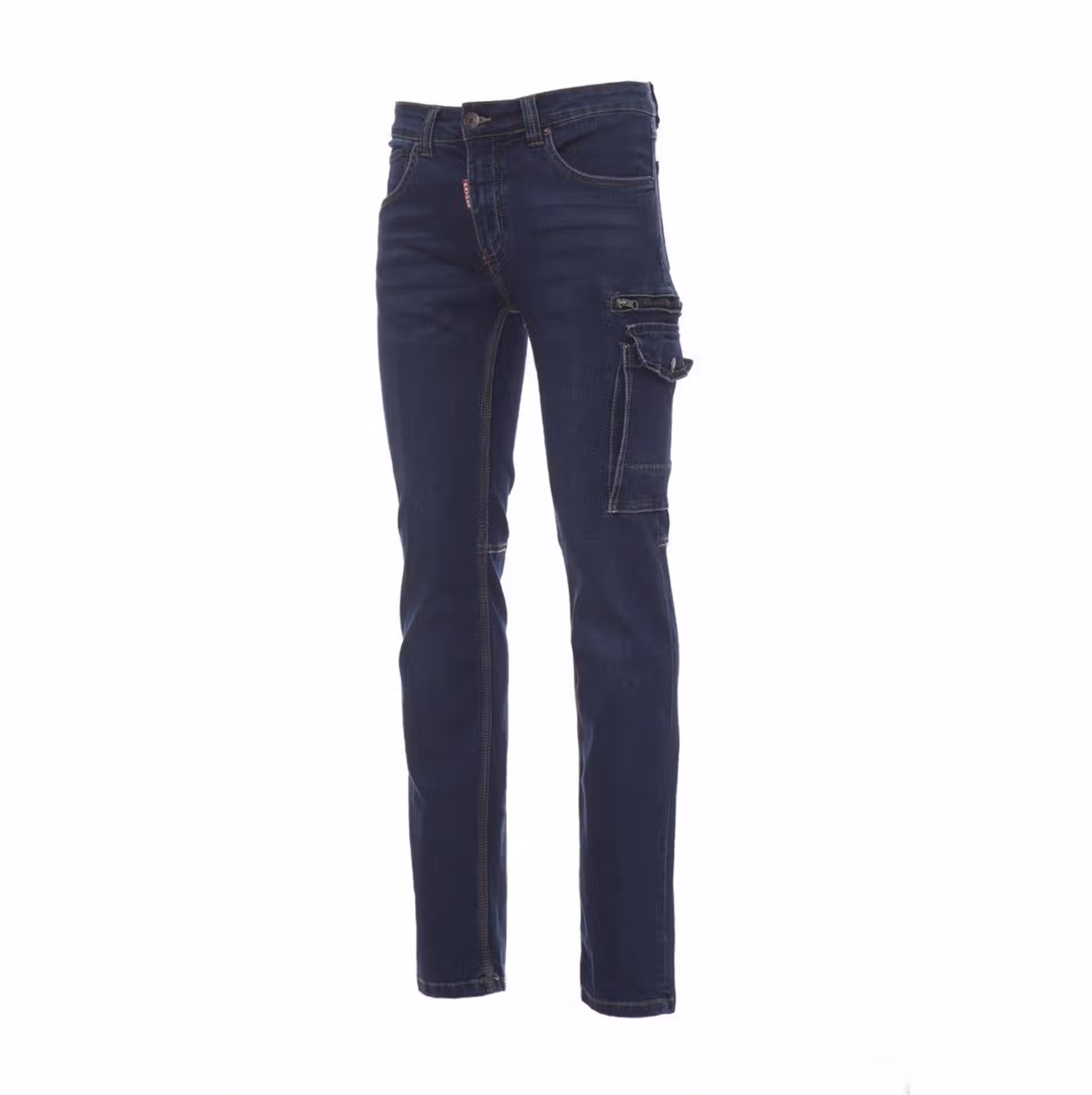 PAYPER MULTIPOCKET STRETCH DENIM WORK TROUSER - WEST
