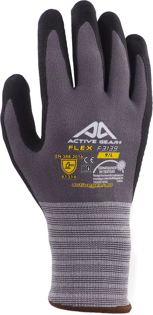 NITRILE GLOVES WITH DOTS F3140 - Image 3