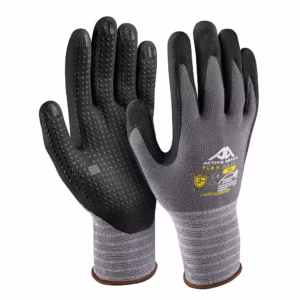 NITRILE GLOVES WITH DOTS F3140