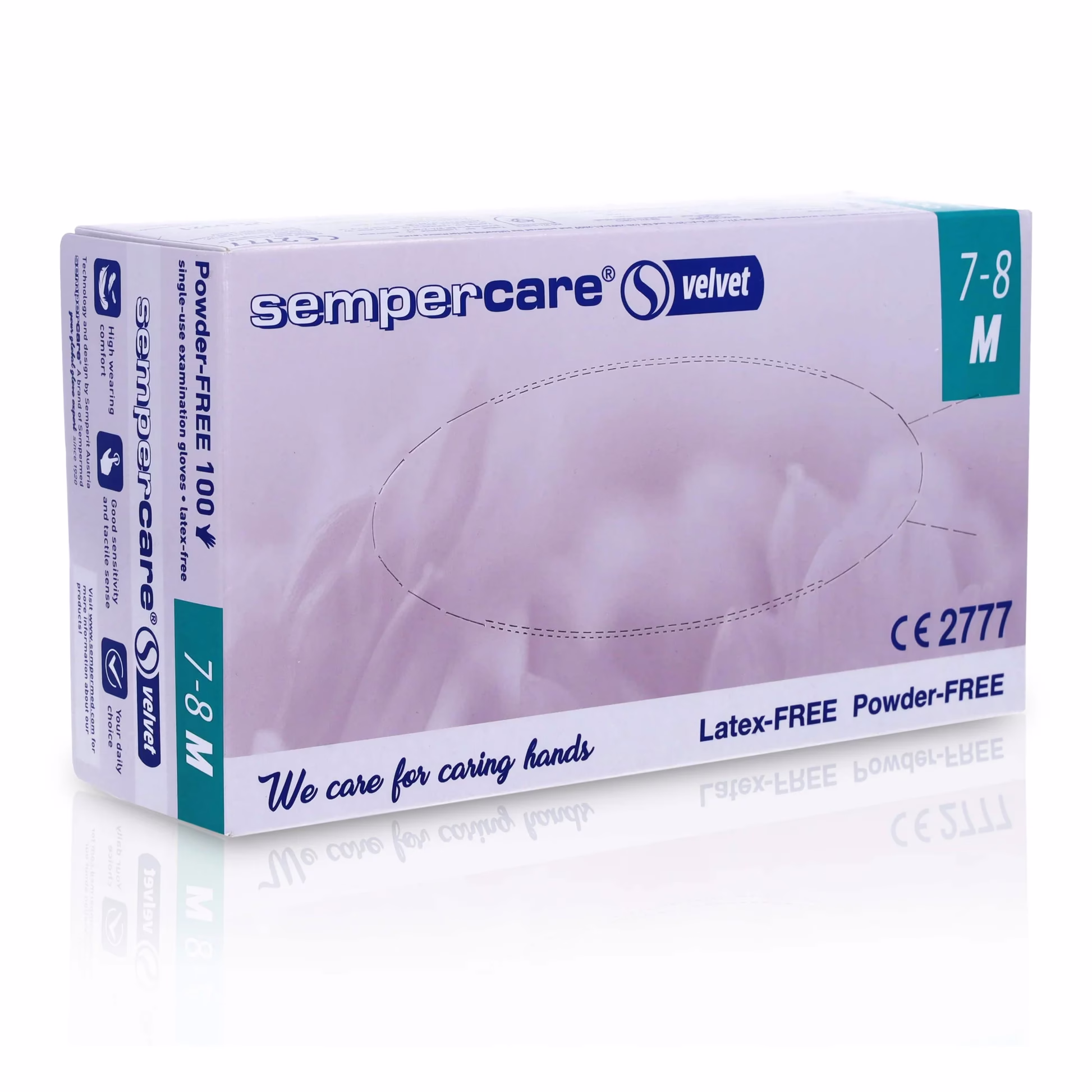 DISPOSABLE NITRILE GLOVES VELVET 3.2GR / 100 PCS PER PACK